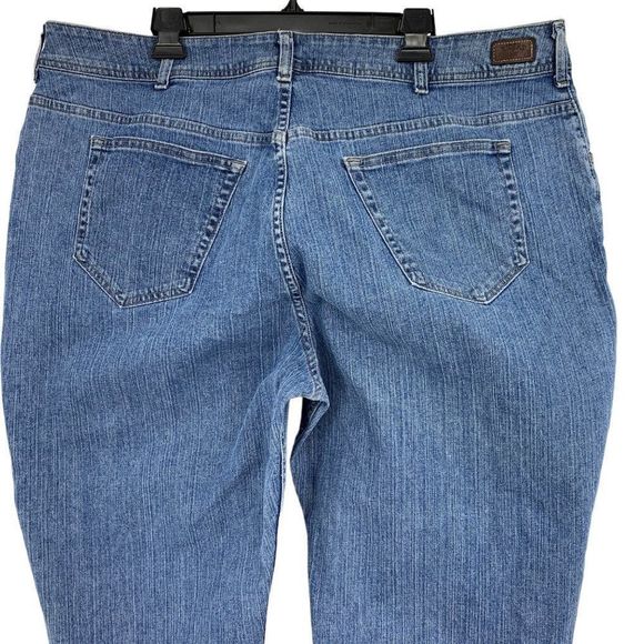 Womens Riders Jeans Size 26W Plus Cotton blend stretch 2016 Medium Blue Curve - Picture 4 of 7